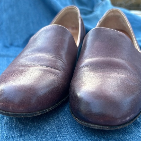 Neosens Slip On Loafer W 6.5 Purple Leather Women's Size 6.5 EU 37 Made in Spain - Picture 6 of 12